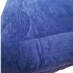 Acolchado Corderito 2 1/2 Plazas Relleno Abrigado Ayfa Azul