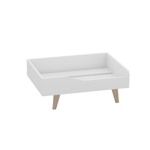 CAMA EMC CON PATAS PARA MASCOTAS BLANCO TUNDRA (SIMBA-BLA)