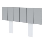 Respaldo de Cama Centro Estant Goya RC18 Melamina Gris