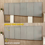 Respaldo de Cama Centro Estant Goya RC18 Melamina Gris