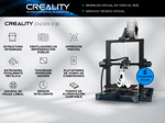 Impresora 3d Creality Ender-3 S1 de autonivelación automática