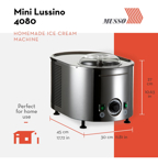 Lello 4080 Musso Lussino, Fábrica De Helados 1.5 L