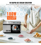Máquina Automática De Helados Vevor Con Compresor 2l