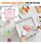 Máquina De Helado Frito Vevor 11x9.5 Pulgadas Acero Inoxidab