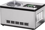 Máquina para hacer helados Homtone 2.1 L con compresor y temporizador LCD