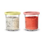 Paquete de 2 unidades de Ninja Creami Deluxe, compatible con las máquinas de helados