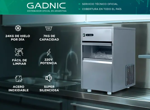 Fabricadora de Hielo Gadnic Comercial Tipo Bala 24kg 24hs