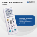 Control Universal de Aire Acondicionado Suono HOG0031 LCD
