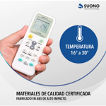 Control Universal de Aire Acondicionado Suono HOG0031 LCD