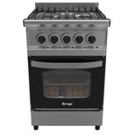 Cocina a gas Fornax Fit 55 cm 4 Hornallas Horno visor