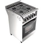 Cocina a gas Fornax Fit 55 cm 4 Hornallas Horno visor