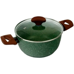 Cacerola 2 Asas C/Tapa 24cm TVS Natura Antiad 4.5L Inducción