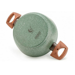 Cacerola 2 Asas C/Tapa 24cm TVS Natura Antiad 4.5L Inducción