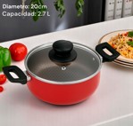 Set Batería De Cocina Oliveira 5 Pz Aluminio Antiad. De lujo