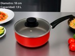 Set Batería De Cocina Oliveira 5 Pz Aluminio Antiad. De lujo