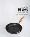 Sarten de hierro Kankay N25 con mango de madera