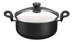 Cacerola Tefal Pratika 24 Cm Olla Tapa Vidrio Antiadherente