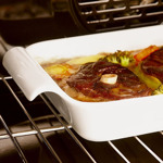 Asadera/Fuente Para Horno C/Asas 33X18X5 Porcelana Oxford