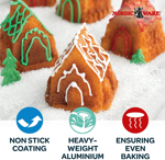 Sartén Bakeware Nordic Ware Cozy Village de 1,4 litros de capacidad