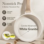 Sartén CAROTE de granito antiadherente blanco 26 cm
