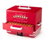 Hot Dog Steamer Nostalgia Game Day para 20 perros y 8 bollos