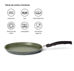 Crepera Panquequera Tvs Natura 25cm Antiadherente Inducción