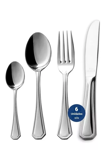 Juego 24 Piezas Carat con cuchillo de mesa VOLF