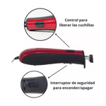 Cuchillo Electrico Acero Inox Removible Yelmo Ch 7800 180w Color Negro