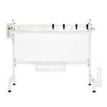 Escurridor secaplatos sobre bacha 2 niveles rack organizador Cubiertero 65cm Nictom EP06 Blanco