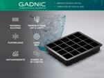 Cubetera De Silicona Gadnic Para 20 Cubos De Hielo Chicos