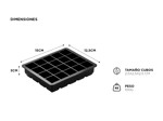 Cubetera De Silicona Gadnic Para 20 Cubos De Hielo Chicos