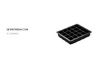 Cubetera De Silicona Gadnic Para 20 Cubos De Hielo Chicos