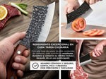 Cuchillo Chef De Cocina Profesional Gadnic De Acero Forjado A Mano