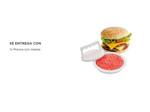 Molde para Hamburguesas Caseras Gadnic Prensa  con Tapa y Manija