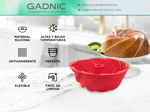 Molde para Tortas Gadnic Flanera de Silicona