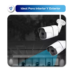 Camara de Seguridad Wifi IP Bullet Interior Exterior IP Vision Nocturna Waggs