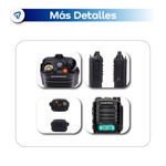 Radio Movil Handy Baofeng UV9R Plus Batería Recargable Antena 128 Canales