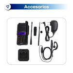 Radio Movil Handy Baofeng UV9R Plus Batería Recargable Antena 128 Canales