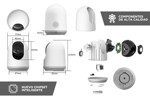 Cámara de Seguridad Gadnic IP Motorizada 3MP Full HD Visión Nocturna