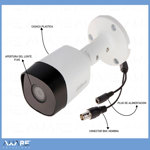 Cámara Dahua Bullet HAC-B2A21P 2MP 2.8MM 2xIR20 IP67 Full HD