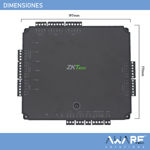 Panel de Control de Acceso ZTECO ATLAS-200 Lector 2 Puertas