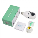 CAMARA DE SEGURIDAD IP DOMO HD WIFI TIPO FOCO LAMPARA ESPIA