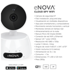 Camara de seguridad eNova wifi Spy Cloud 720p 