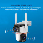 Cámara Doble De Seguridad Domo Exterior Overtech Ov-12dl Wifi Impermeable