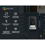 Videoportero Ezviz Hp7 2k Wifi Smart Home Color Gris