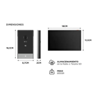 Videoportero Ezviz Hp7 2k Wifi Smart Home Color Gris