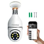 Camara de seguridad Domo inalambrica Midow WIFI Bombilla