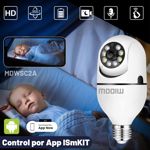 Camara de seguridad Domo inalambrica Midow WIFI Bombilla