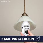 Camara de seguridad Domo inalambrica Midow WIFI Bombilla