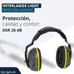 PROTECTOR AUDITIVO SNR26DB DELTA PLUS INTERLAGOS LIGHT